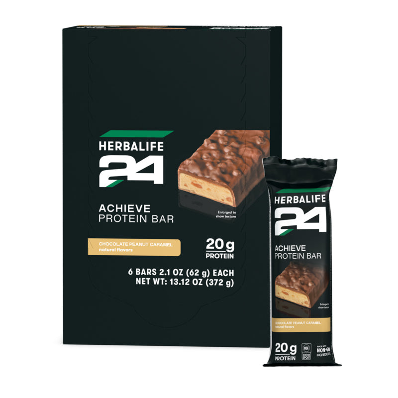 Herbalife24 ACHIEVE Protein Bar: Chocolate Peanut Caramel (Non-California States)