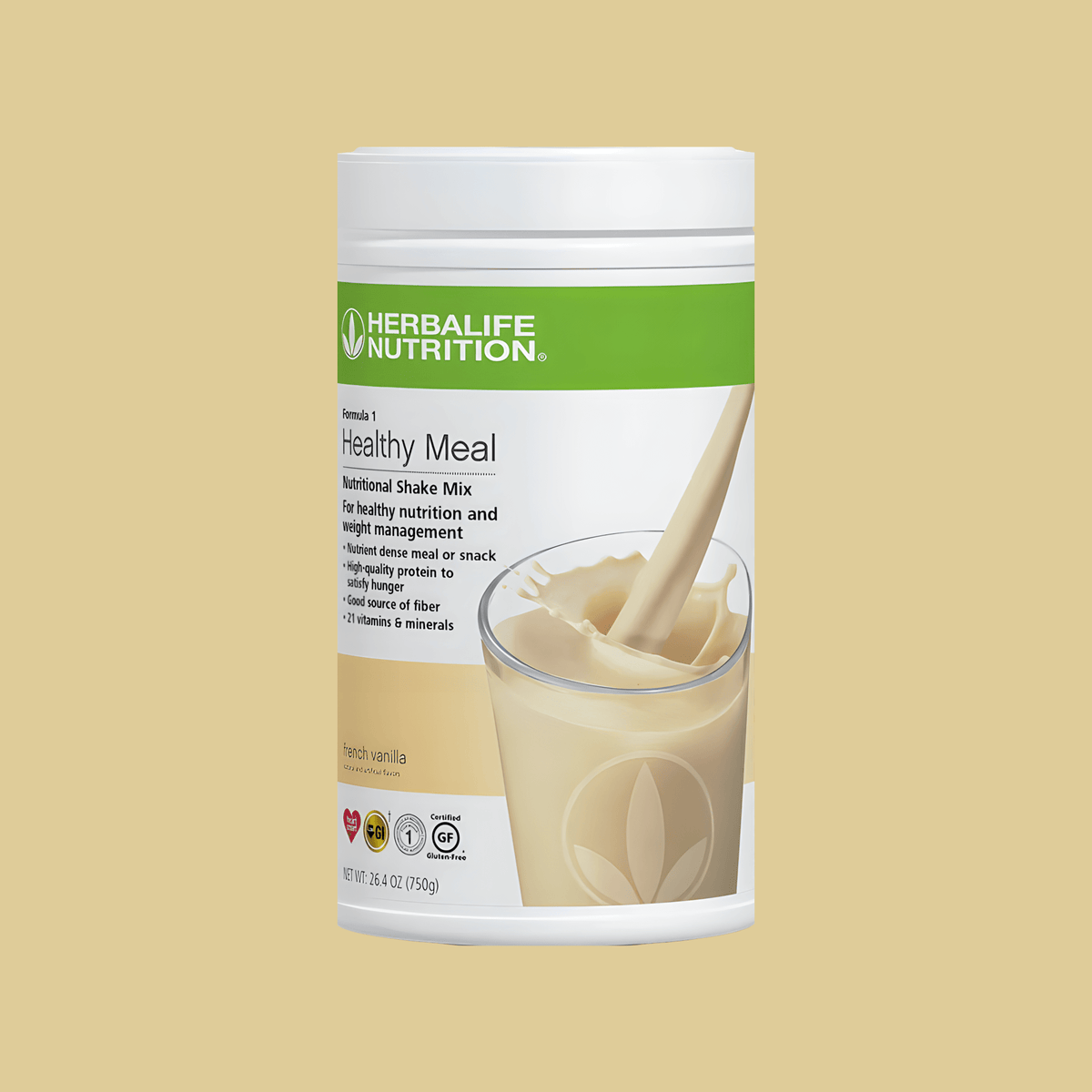 Formula 1 Healthy Meal Nutritional Shake Mix: French Vanilla 750 g - Lecse